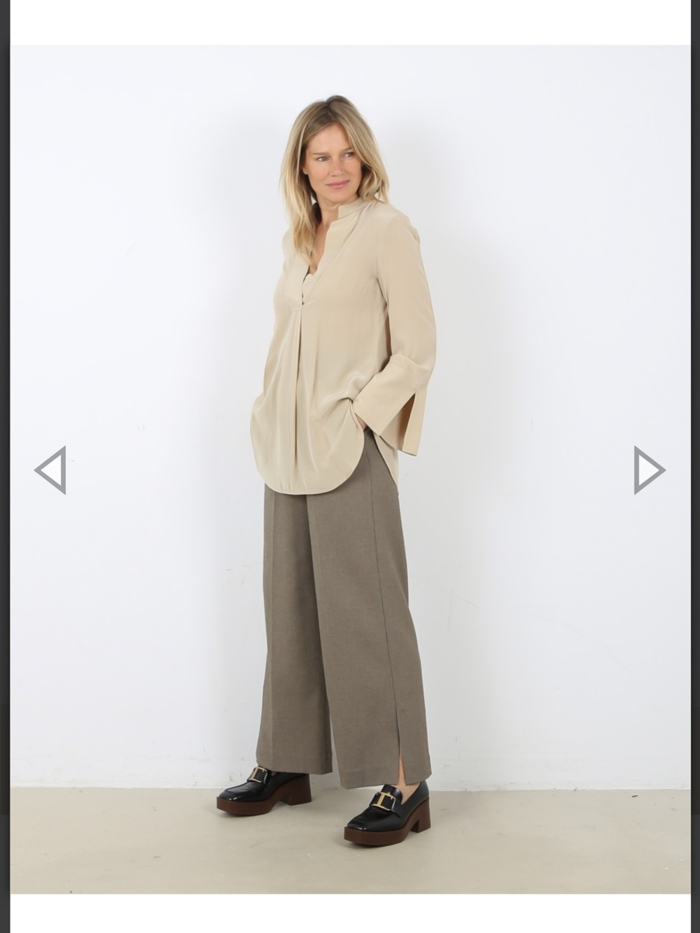 By Malene Birger Cimas Wide Leg Trousers Size 42